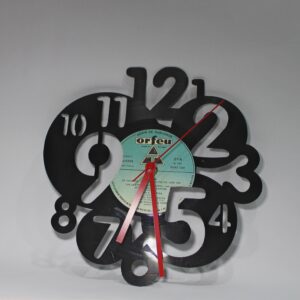 Relógio em vinil